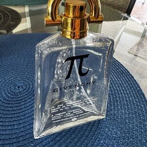 Givenchy Pi Fragrance bottle with Gold Accents